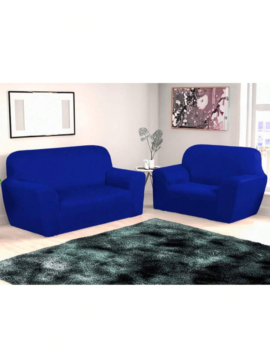 Jogo De Capa De Sofá Coladinha 3 e 2 Lugares em Malha Gel
