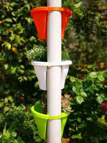 悬挂式花盆排水沟，室内塑料花盆18厘米-23厘米，创意收纳实用