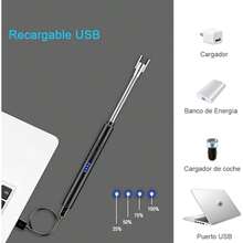 Electronic Lighter, USB Charging, Travel, Home, Kitchen, C - 金色 - 查看 4