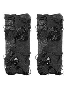 1 Pc Gloves In One Size Halloween Gloves Beggar Black Hole Gloves Punk Dark Gloves Cosplay Clothing Accessories Gloves