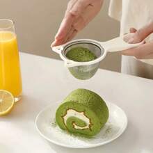 2 Peças Coadores de Aço Inoxidável com Malha Fina no Formato de Orelha de Gato, Coadores de Cozinha para Peneirar Farinha, Chá, Café, Suco e Mais, com Alça Ergonômica para Fácil Preensão, Perfeito para Preparação de Cozimento e Cozinha, Conjunto de Coadores de Cozinha com Malha Fina, Ferramentas Essenciais de Cozinha e Acessórios de Cozinha, Um Presente Indispensável de Ferramentas de Cozinha para Chefs Domésticos, Armazenamento Compacto para Organizadores de Cozinha, Ideia de Presente de Natal para a Cozinha