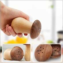 Charming Mushroom Shaped Toothpick Holder - Made Of Black Walnut Wood, Perfect For Kitchen And Restaurant Decoration, Ideal Gift For Valentine's Day, Thanksgiving, Mother's Day, And Father's Day