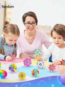 随机玩具 1/2/3/5 件复活节篮子填充物感官玩具适合儿童成人流行缓解压力注意力缺陷多动障碍产品适合儿童女孩男孩生日礼物课堂奖品 - 彩色 - 查看 4