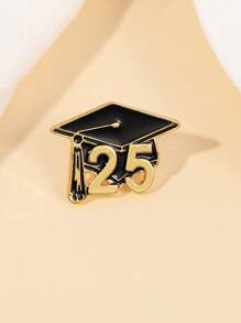 1pc New 2025 Graduation Season Doctoral Cap Pin, Creative Graduation High Exam Full Marks Commemorative Badge, Graduation Decorations 2025, Graduation, Pins For Clothes, Pins For Hats, Button Pins, Shoe Pins, Cheer Pins - Multicolor - View 8