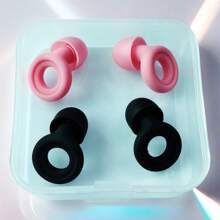 Reusable Sleep Earplugs, Swimming Earplugs, Noise Proof And Waterproof, Suitable For Swimming, Snoring, Studying, Concerts, Outdoor Travel, Industrial Work, Comfortable Soft Silicone Noise-Proof Ear Plugs