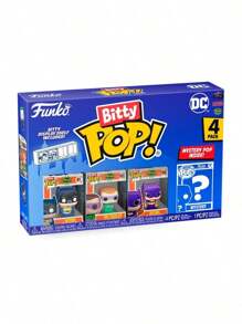 Funko Confezione blister da 4 personaggi Bitty POP DC Comics Batman Adam West
