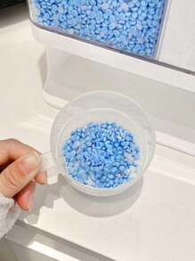 موزع مثبت على الحائط لمنظف الغسيل - تخزين متعدد الاستخدامات لمنشطات رائحة الغسيل مع أكواب مرفقة، أدوات المطبخ، اكسسوارات المطبخ، أدوات المطبخ