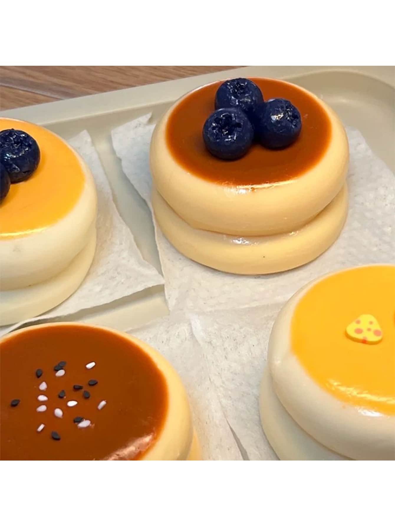 1 Stück Bestseller Quetschspielzeug Simulierte Sahnetorte mit flüssiger Füllung, Stressabbau Knete Spielzeug