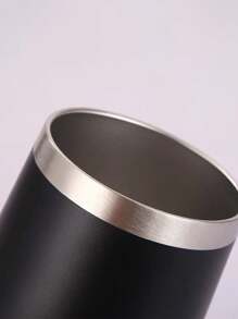 1 pieza Vaso térmico de acero inoxidable con aislamiento al vacío con forma de huevo de 350 ml/12 oz - a prueba de fugas, portátil, para bebidas calientes y frías, con retención de temperatura durante 12 horas, diseño minimalista y fluido, apto para fiestas de Acción de Gracias, Navidad, Año Nuevo, tardes de té en la oficina, picnics al aire libre, salidas de primavera, hogar, viajes, uso en la oficina, vuelta al colegio - Multicolor - Ver 7