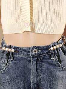 4 Pcs Fashion Pearl Brooch, Sweater Shawl Pearl Pin, Elegant And Fashionable, Enhance Your Elegant, Suitable For A Variety Of Occasions To Wear - Multicolor - View 7