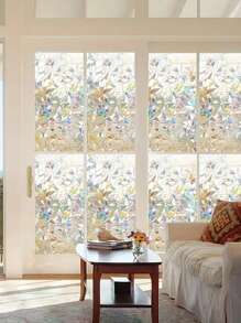 1 Cuộn Phim Cửa Sổ Tĩnh Điện Bằng Kính PVC Tự Dính, Thích Hợp Cho Cửa Sổ Từ Sàn Đến Trần Nhà Tắm Và Nhà Vệ Sinh, Chống Thấm Nước, Chống Ẩm, Chống Tia UV, Trong Suốt Và Mờ, Dùng Cho Trang Trí Nhà Phòng Khách, 17,72 Inch Trang Trí Phòng Trang Trí Tường Trang Trí Phòng Tắm Trang Trí Phòng Ngủ Đồ Trang Trí Phòng Trang Trí Phòng Khách Trang Trí Nhà Trang Trí Nhà Nghệ Thuật Treo Tường Phòng Khách Giấy Dán Tường Miếng Dán Cá Nhân Hóa - Trong sáng - Xem 4