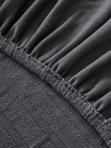 1pc Stretchable Sofa Cover, Slip Resistant Full Coverage Sofa Seat Cushion Cover, Machine Washable Dust Proof, Color Fast, Pet Friendly, For Bedroom, Office, Living Room, All Season - Grey - View 10