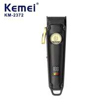 KEMEI 科美 Km-2372 专业理发器修剪器 锂电池电动无绳强力理发器修剪器 - 黑色 - 查看 2