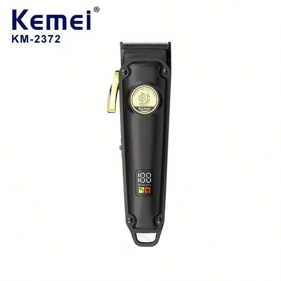 KEMEI 科美 Km-2372 专业理发器修剪器 锂电池电动无绳强力理发器修剪器