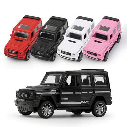 1件迷你合金逼真汽车模型装饰玩具，四色可选，家居装饰，汽车装饰。专注于装饰减压玩具，节日礼物，派对礼物，返校礼物