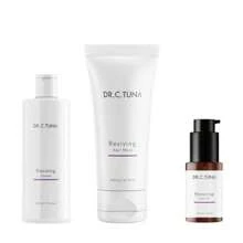 Set Reviving Farmasi Shampoo Mascarilla Aceite De Ajo Cuidado Capilar Nutritivo Forte Para Cabello Daño Caída Hidratante Sin Parabenos - blanco con rosa - Ver 2