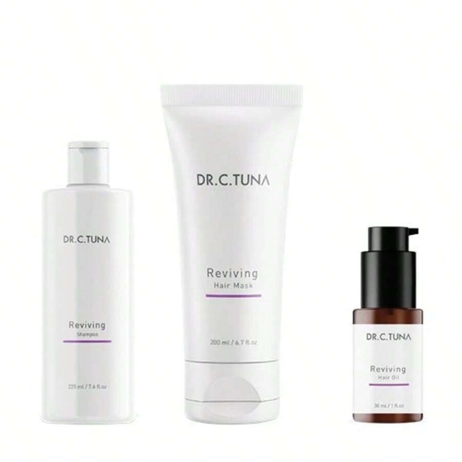Set Reviving Farmasi Shampoo Mascarilla Aceite De Ajo Cuidado Capilar Nutritivo Forte Para Cabello Daño Caída Hidratante Sin Parabenos