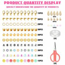 1000pcs/3987pcs Clay Bead Necklace Craft Kit, Suitable For Friendship Bracelet DIY And Handmade Gifts, Jewelry Making Kit For Bracelets And Necklaces, Gift For Couples, Family, Friends, Holidays - Multicolor Polymer Clay - View 2