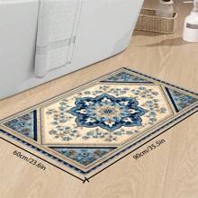 [Crystal Velvet 700g/㎡ Dotted Bottom 5mm Thick] 1 Pc Bohemian Style Area Rug, Solid Color Carpet, Soft Non-Slip Washable Rug For Indoor Outdoor Living Room Bedroom Kitchen Office Home Decor Corridor Runner Back To School