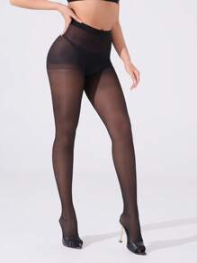 10D/20D/40D 1pc Pack Women Crotch Sexy Fashion Tights/Pantyhose (Spring, Summer, Autumn) - Black - View 8