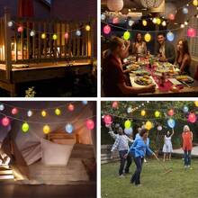 1 st. LED-lichtsnoer in de vorm van een glitterei, decoratieve verlichting voor Pasen, etalage, festivalviering, feest, huis, bar, winkelcentrum, slaapkamer, cadeau (batterij niet inbegrepen)
