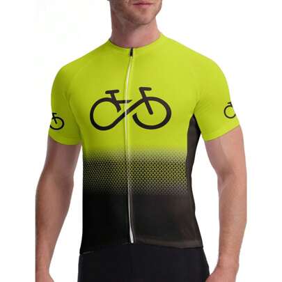 Max Storm Max Storm Cycling Jersey Man Mountain Bike Clothing Quick-Dry Racing MTB Bicycle Clothes Uniform Breathable Cycling Clothing Wear 3D-Printed