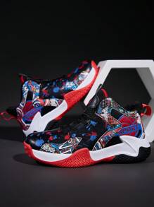 Zapatillas de baloncesto para niños, zapatillas deportivas antideslizantes para todas las estaciones, zapatillas para adolescentes para excursionismo y uso casual