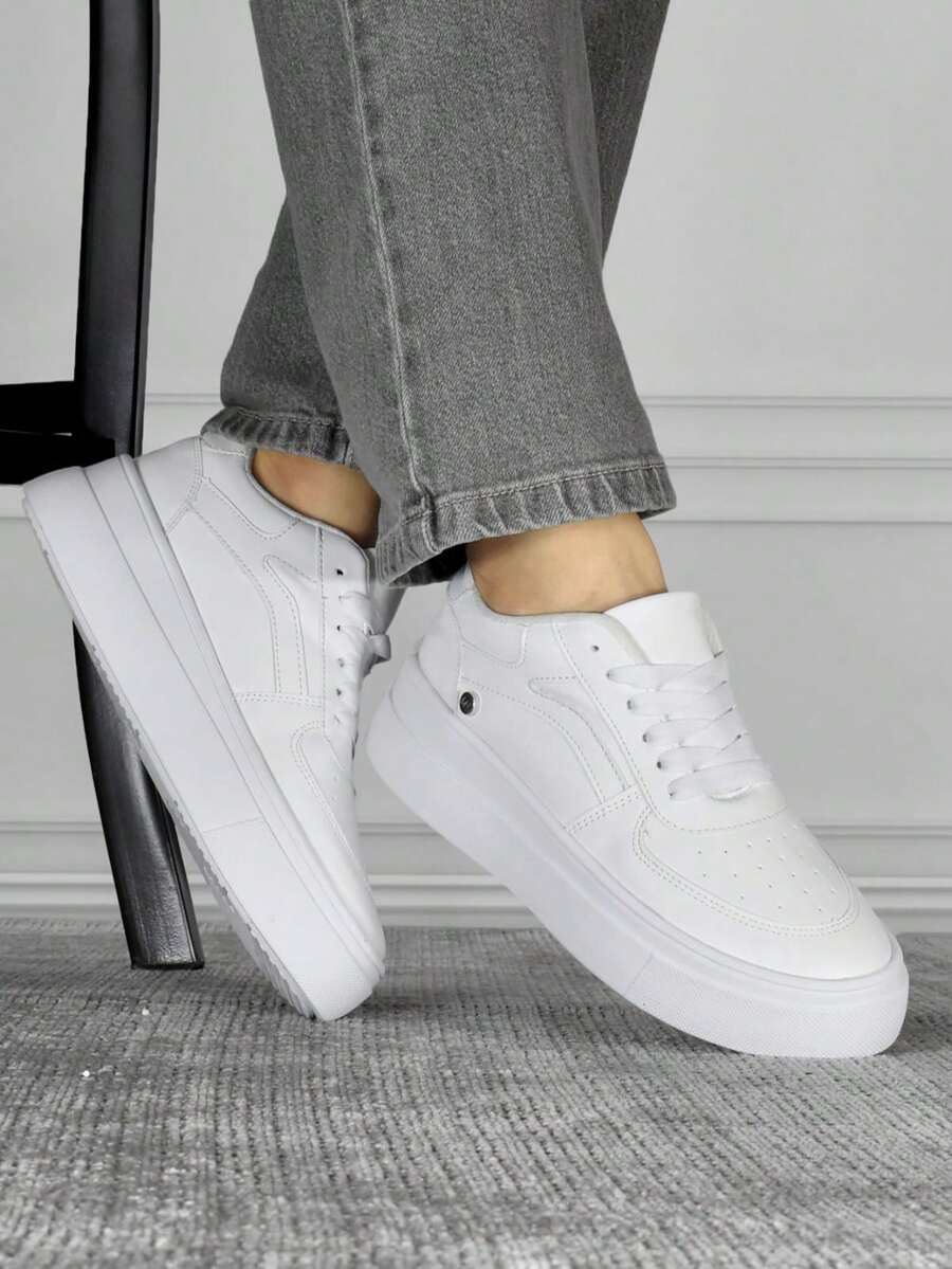 Women Casual Shoes - 白色 - 查看 1