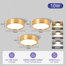 Luz empotrada para techo, Foco LED para decoración del hogar, Foco moderno para sala de estar, dormitorio, pasillo, baño, gabinete de cocina, tienda, hotel. Disponible en negro/blanco/dorado, en blanco cálido/neutro/frío, en 5W/10W/15W/25W. - Downlight de montaje en superficie - Ver 56