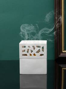 1pc Resin Incense Burner, Arabian Style Bakhoor Incense Holder, Rama Decorative Incense Burner, Home Decor, Room Decor, Party & Festival Decoration Gifts Birthday Graduation - Bronze - View 18