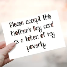 1 张趣味母亲节贺卡，独特的贺卡纸，完美的生日，母亲节感谢礼物，适合各种场合，适合妈妈、奶奶和婆婆 - 彩色 - 查看 6