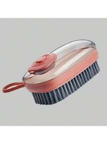 带皂液器的多功能液体清洁刷 - 地毯、地板和浴室的深度擦洗和冲洗工具 - 手动，无需电力，适合家庭和办公室使用，浴室清洁工具 - 彩色 - 查看 11