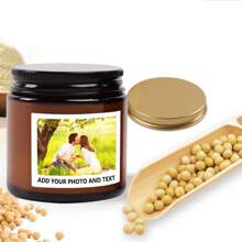 Custom "Love In Sight" Couple Stickers + Scented Candle, Sticker With Romantic Password, Candle With Reveal Your Name, Suitable For Couples Anniversary Gift, Friendship, Coded Scented Candle, Mutual Ritual Gift, Relationship Milestone Gift Set - Photo + Candle - View 3