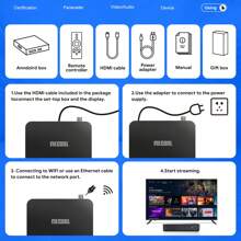 MECOOL DVB Android TV Box KT2 Android 11 With And Certified 100M LAN WIFI 2.4G/5G Black Plastic 4K Global Version TV Media Player - US - View 7