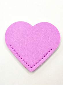 5pcs/10pcs/Set,Leather Heart-Shaped Bookmark, Corner Book Accessory Cute Corner Bookmark, Reading Enthusiast Book Accessory, Women's Bookmark, Book Enthusiast Bookmark, Suitable For Gifts For Women, Children, And Book Enthusiasts, Cute Handmade Reading Gift Accessory,Color Random