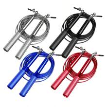 1PC Speed Jump Rope Crossfit Skipping Rope Gym Fitness Training Workout Equipment Steel Wire Bearing Adjustable For Men Women - Multicolor - View 1