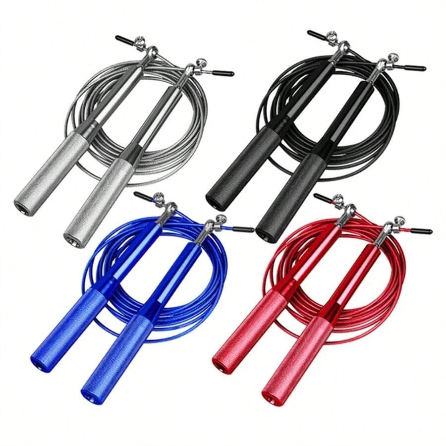 1PC Speed Jump Rope Crossfit Skipping Rope Gym Fitness Training Workout Equipment Steel Wire Bearing Adjustable For Men Women - Multicolor - View 1