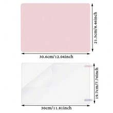 Compatible With MacBook Air 13 Inch, 2020-2018 M1 Model A1932 A2179 A2337. Includes Transparent Plastic Hard Case Cover And Screen Protector For Air 13.3 Inch, Pink Case