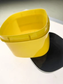 1 pieza, Caja de almacenamiento cuadrada de polipropileno para accesorios de cabello, accesorios, manualidades, caramelos, granos, tornillos, brocas, baterías, de 43" x 43" x 3.19", con buen rendimiento de sellado