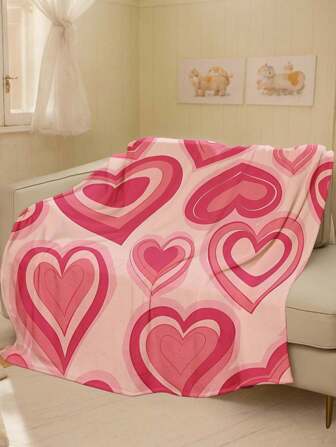 1 件彩虹草莓印花柔软毛毯，适用于沙发、床、电视、婴儿，柔软温暖，适合家庭、露营、旅行、度假、多用途礼物、办公室午睡、所有季节