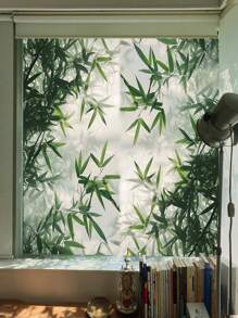 1pc Fresh Dandelion & Leaves Vine Window Sticker, Spring Greenery Decor Series, Double-Sided Printing, See-Through Glass Door/Window Decal, Static Cling Wall Sticker Room Decor Home Decor Wall Decor Bathroom Decor Bedroom Decor Room Decoration Stuff Living Room Decor House Decor Home Decor Living Room Wall Art Wall Paper Stickers Personalised Stickers