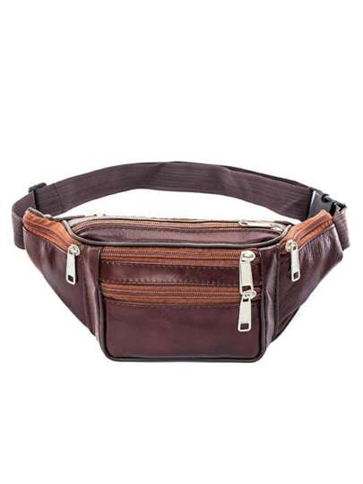 Men's PU Leather Waist Bag Shoulder Bag Sports Running Outdoor Fanny Pack Crossbody Sling Gym Bicycle Stuff School Summer Office Supplies Water-Proof Lightweight Messenger Bag Rider Bag Casual PU Leather Multi Functional Hiking Student Large Capacity Multi-Functional Portable Gifts Vacation Vintage Funny Gifts Travel Christmas Purse Holiday Thanksgiving Gifts Side Bag Retro Bag Valentine Day Stickers Valentines Gifts Vintage Summer Bag Spring Break Men Bags Gift Bag Pack Belt Bag Vintage Bags School Supplies
