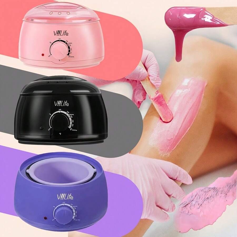 400cc Wax Heater Depilatory Machine, Suitable For Hands, Feet And Body SPA Hair Removal, Includes Wax Pot - US A Type Plug(110-127V) - View 1