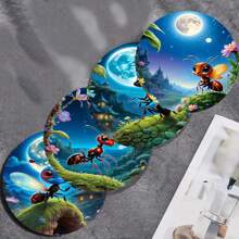 4 đồ trang trí bằng gỗ sơn hình động vật đáng yêu thích hợp cho gia đình, nhà bếp, bàn làm việc văn phòng, phụ kiện bàn làm việc cho người lớn - Nhiều màu - Xem 13