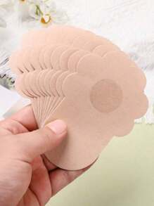 10 Stück praktische Einweg Büstenheber Klebeband - Super diskret unsichtbare selbstklebende Nippelabdeckung, für Komfort und Selbstvertrauen der Frau entworfen, Dessous & Unterwäsche Zubehör