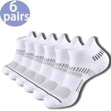 1/6/10 Pairs Men's Low Cut Ankle Socks With Striped Decoration, Lightweight, Comfortable, Breathable For Daily, Casual And Sports Wear, Fall - Multicolor - View 28