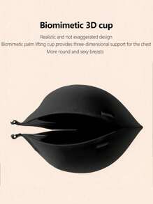 1pc Thickened Invisible Silicone Breast Lift Tape, Bust-Enhancing, For Small Bust - Apricot - View 8