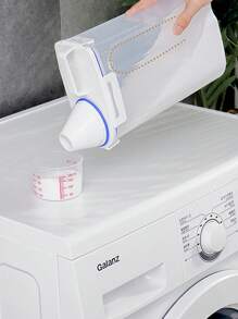1 pièce Boîte de rangement pour poudre à lessive, utilisée pour stocker la poudre détergente, la poudre de savon, le conteneur de détergent liquide, pour un usage domestique