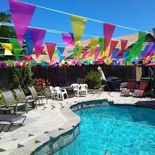 50/100/200pcs Colorful Triangle Bunting Flags - Vibrant Multicolor Pennant Garland, Polyester, Ideal For Grand Openings, Carnivals, Theme Parties, And Outdoor Celebrations, Festive Party Decorations | Celebratory Flags | Polyester Flags Banner Tapestry Room Decor Birthday Decorations