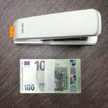 30*15mm Replika Mini 100 Euro Nominał Papieru Prop, 110*61,5mm 100 Euro Nominał Papier Prop może być używany do Origami Świątecznego, Papier Prop Atmosfera Imprezy, Fałszywe Banknoty